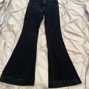 American Eagle Outfitters Black Corduroy Flare Pants